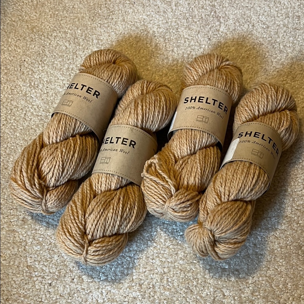 NWT 4 skeins Brooklyn Tweed Shelter 100% Targhee-Columbia Wool Yarn